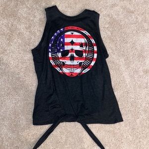 🇺🇸☠️open back crop